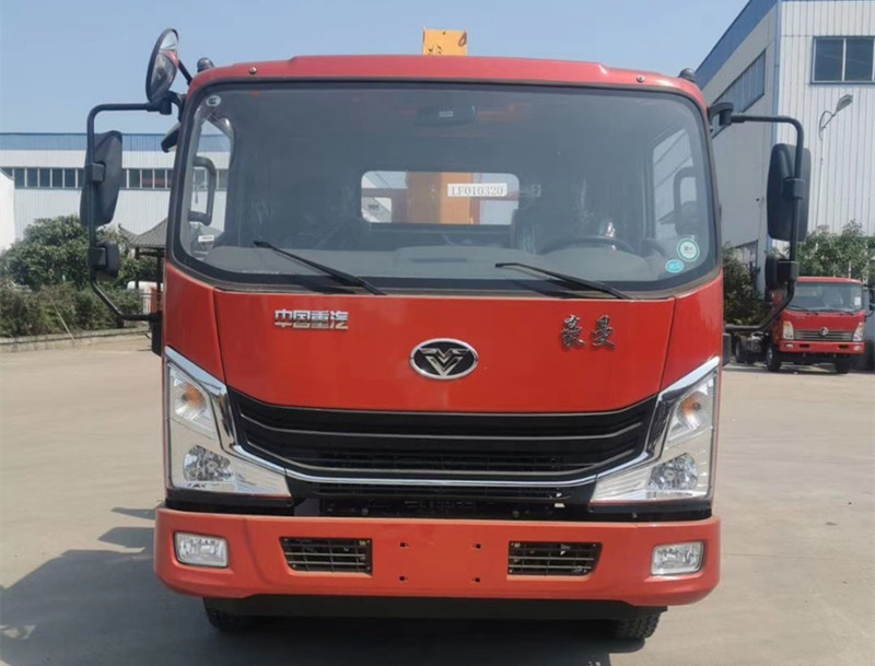 國六重汽豪曼貨箱4.05米小黃牌隨車(chē)吊