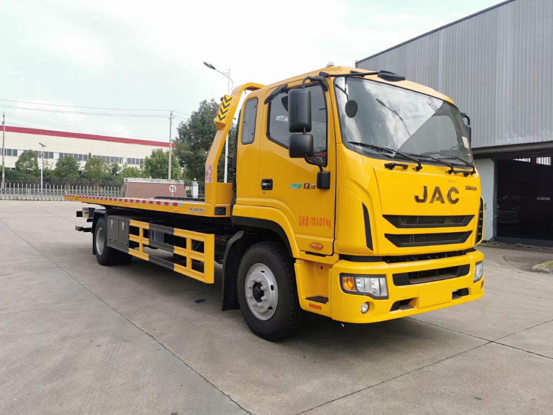 江淮國六高端一拖二大黃牌清障車(chē)