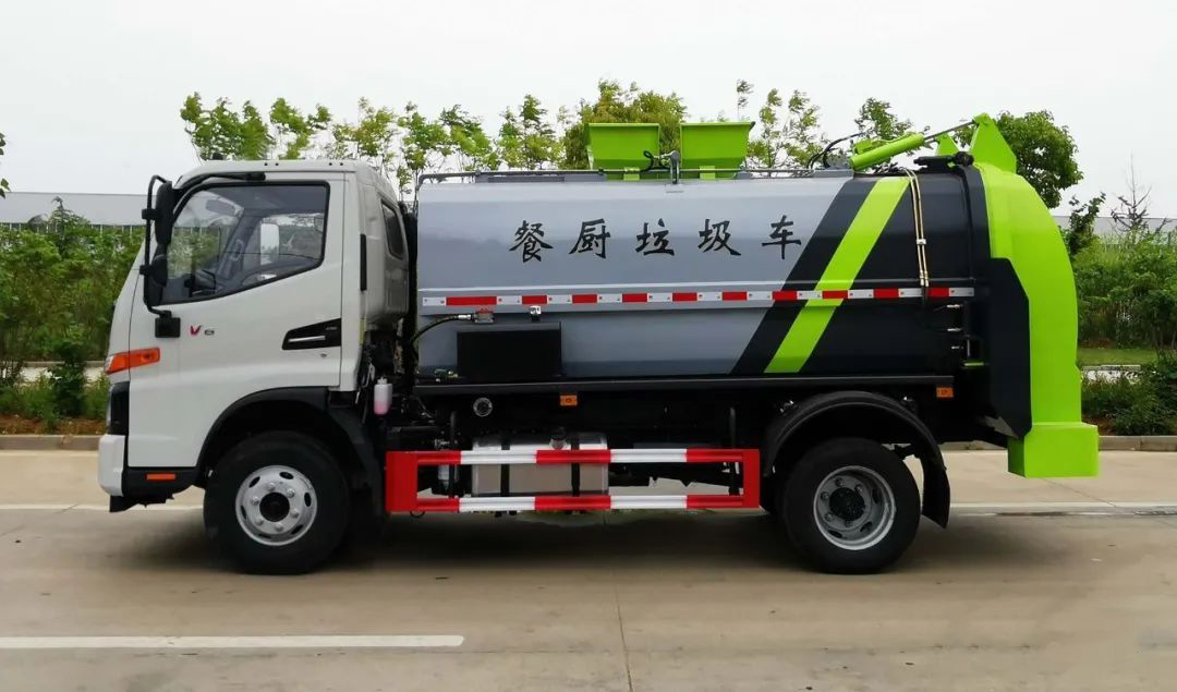 江淮駿鈴國六4.5方餐廚垃圾車(chē)