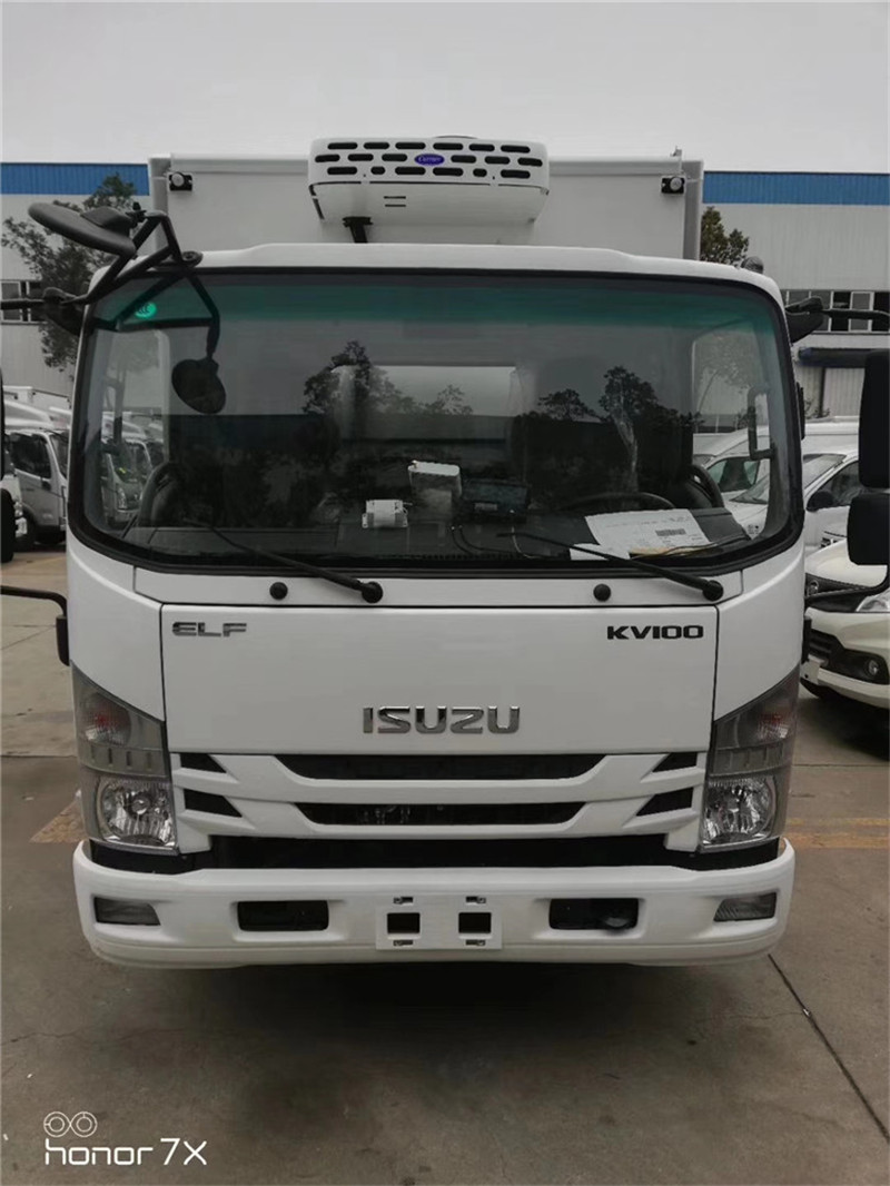 國六 慶鈴五十鈴KV100藍牌冷藏車(chē)