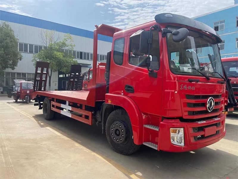 國六東風(fēng)錦程單橋平板運輸車(chē)