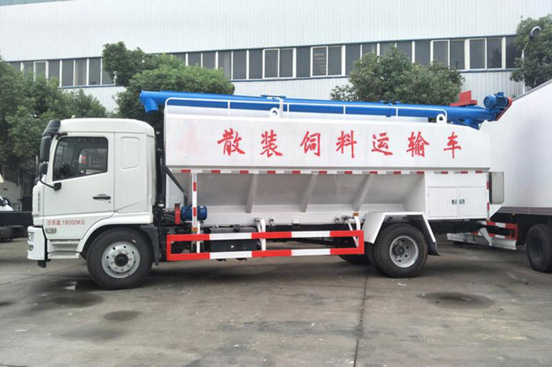 陜汽軒德散裝飼料運輸車(chē)