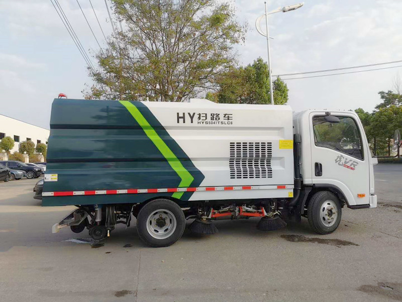 國六3方塵箱 0.8方水箱 藍牌解放掃路車(chē)