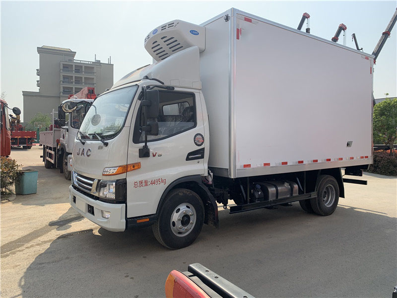 國六 江淮駿鈴V6,4.2米藍牌冷藏車(chē)